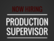 production supervisor jobs